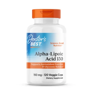 Doctor's Best Alpha-Lipoic Acid, 150 mg, 120 Veggie Caps in Pakistan