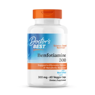 Doctor's Best Benfotiamine with BenfoPure, 300 mg, 60 Veggie Caps in Pakistan