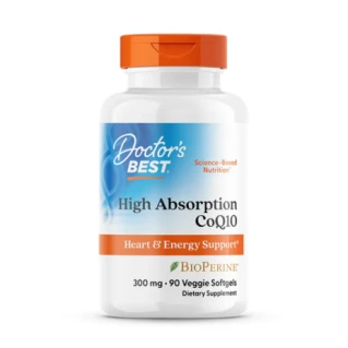Doctor's Best High Absorption CoQ10 with BioPerine, 300 mg, 90 Veggie Softgels in Pakistan