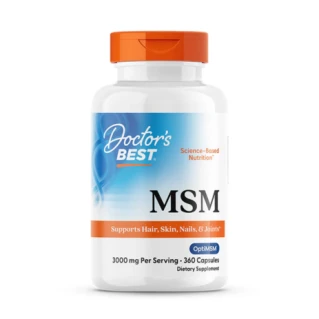 Doctor's Best MSM with OptiMSM, 3000 mg Per Serving, 360 Capsules in Pakistan
