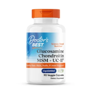 Doctor's Best Glucosamine Chondroitin, MSM + UCII, 90 Veggie Capsules in Pakistan