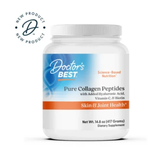 Doctor's Best Pure Collagen Peptides with Added Hyaluronic Acid, Vitamin C, & Biotin, Net Wt. 14.8 oz (417 Grams) in Pakistan