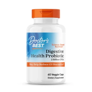 Doctor's Best Digestive Health, Probiotic with LactoSpore, 2 Billion, 60 Veggie Caps in Pakistan