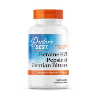 Doctor's Best Betaine HCl, Pepsin and Gentian Bitters, 360 Capsules in Pakistan