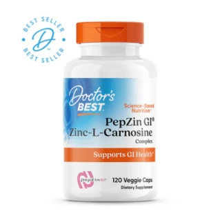 Doctor's Best PepZin GI, Zinc-L-Carnosine Complex, 120 Veggie Caps in Pakistan