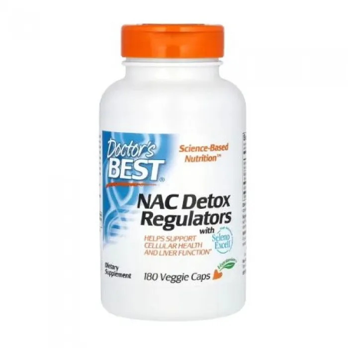 Doctor's Best, NAC Detox Regulators, 180 Veggie Caps in Pakistan