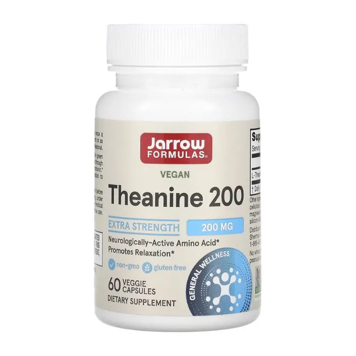 Jarrow Formulas, Theanine 200, 200 mg, 60 Veggie Capsules in Pakistan