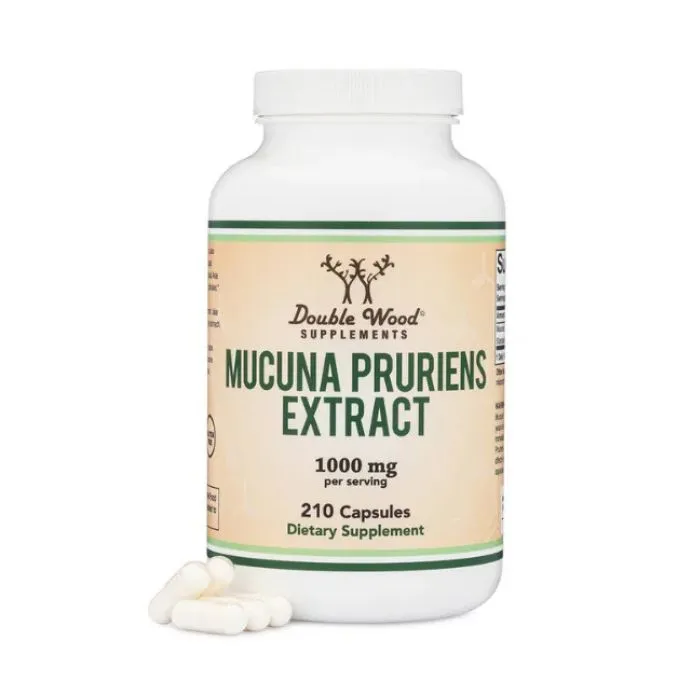 Double Wood Mucuna Pruriens Extract, 1,000 mg, 210 Capsules in Pakistan
