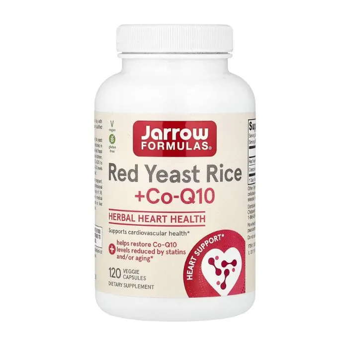 Jarrow Formulas, Red Yeast Rice + Co-Q10, 120 Veggie Capsules in Pakistan