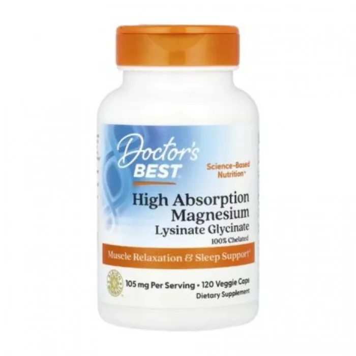 Doctor's Best, High Absorption Magnesium, 120 Veggie Caps in Pakistan