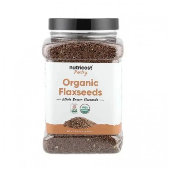 Nutricost, Pantry, Organic Flaxseeds, 32.4 oz (907 g) in Pakistan
