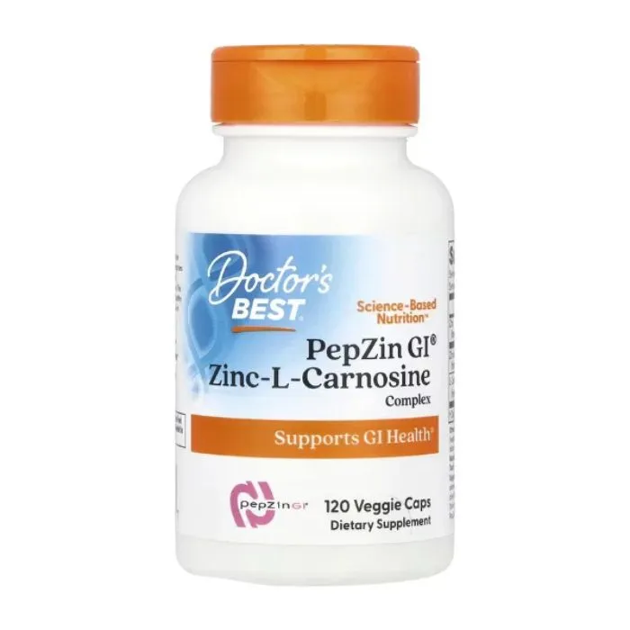 Doctor's Best, PepZin GI®, Zinc-L-Carnosine Complex, 120 Veggie Caps in Pakistan