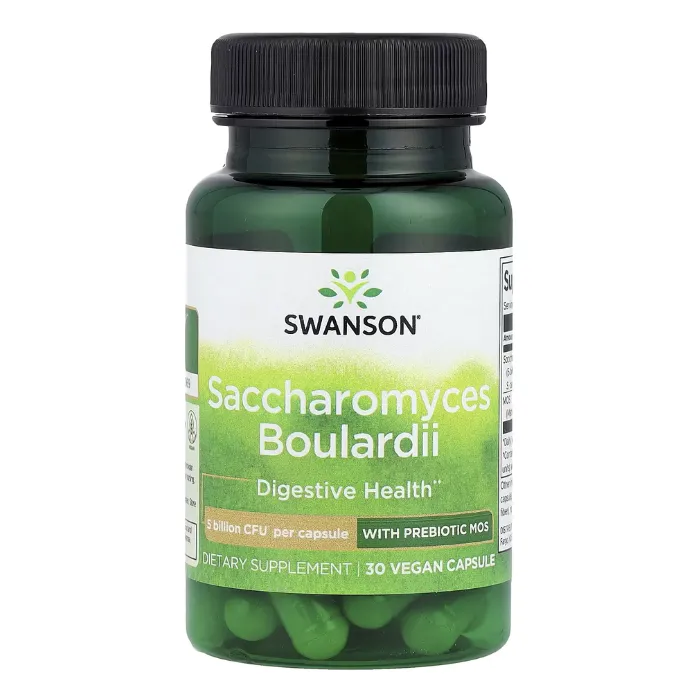 Swanson, Saccharomyces Boulardii with Prebiotic MOS, 30 Vegan Capsules in Pakistan