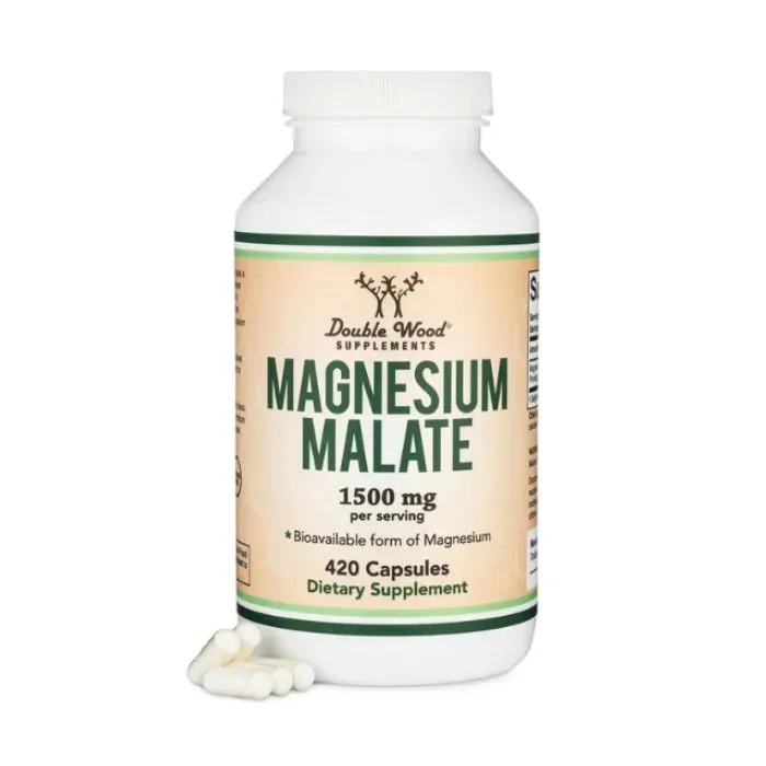 Double Wood Magnesium Malate, 1500 mg, 420 Capsules in Pakistan