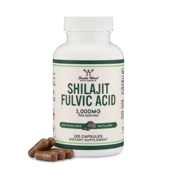 Double Wood Shilajit Fulvic Acid, 1,000 mg, 120 Capsules in Pakistan