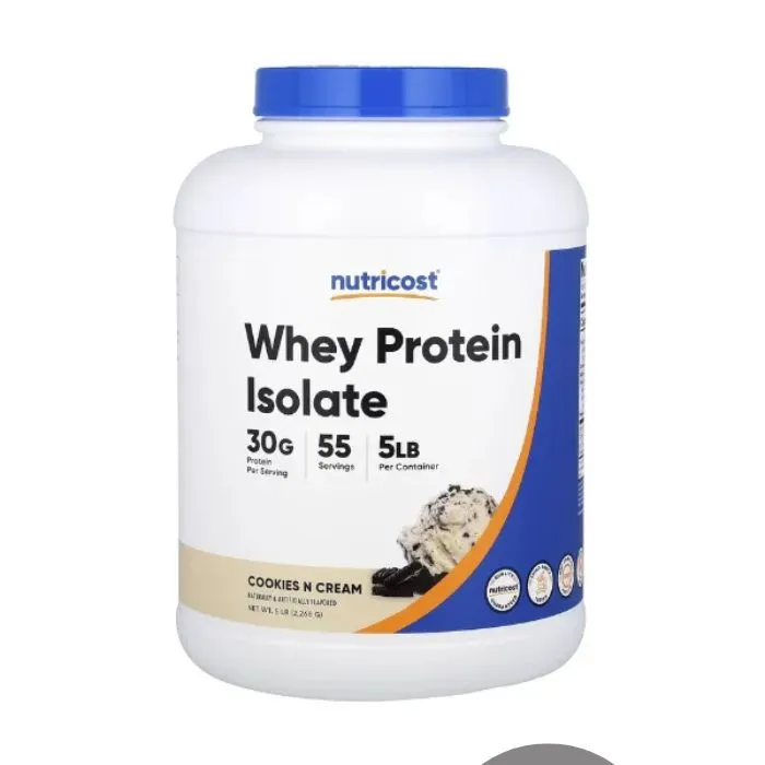 Nutricost, Whey Protein Isolate, Cookies N Cream, 5 lb (2,268 g) in Pakistan