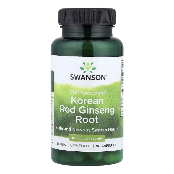 Swanson, Full Spectrum® Korean Red Ginseng Root, 400 mg, 90 Capsules in Pakistan