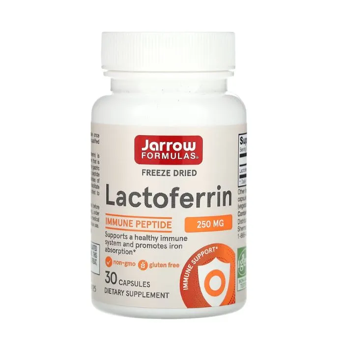 Jarrow Formulas, Lactoferrin, Freeze Dried, 250 mg, 30 Capsules in Pakistan