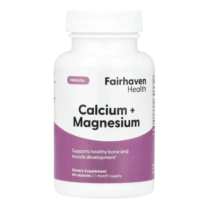 Fairhaven Health, Prenatal, Calcium + Magnesium, 60 Capsules in Pakistan