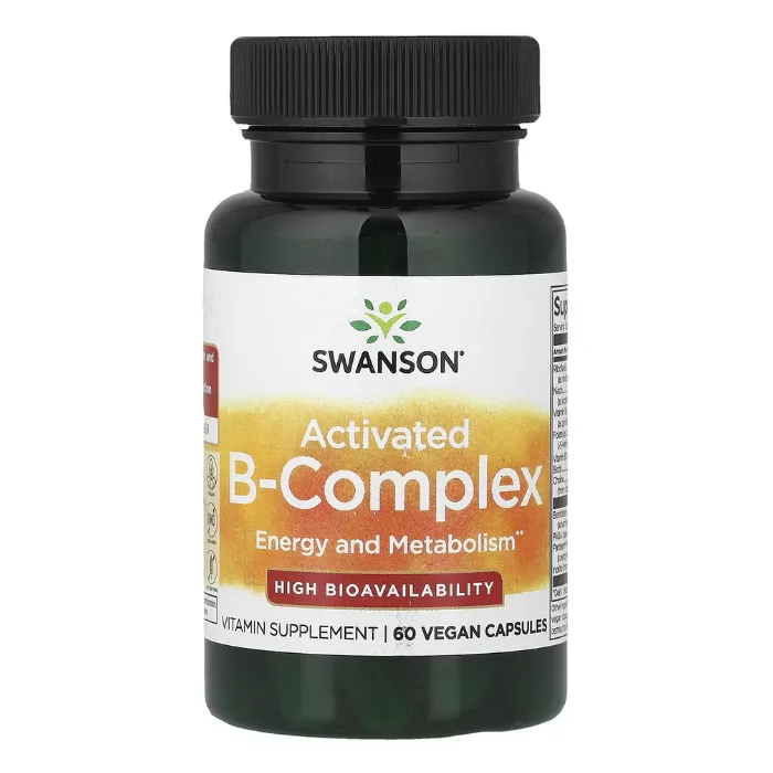 Swanson, Activated B-Complex, 60 Vegan Capsules in Pakistan