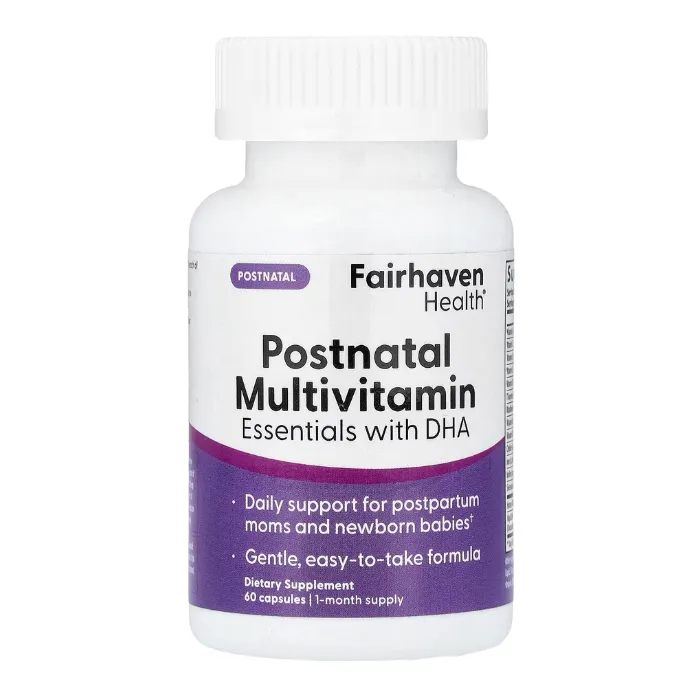 Fairhaven Health, Postnatal Multivitamin Essentials With DHA, 60 Capsules in Pakistan