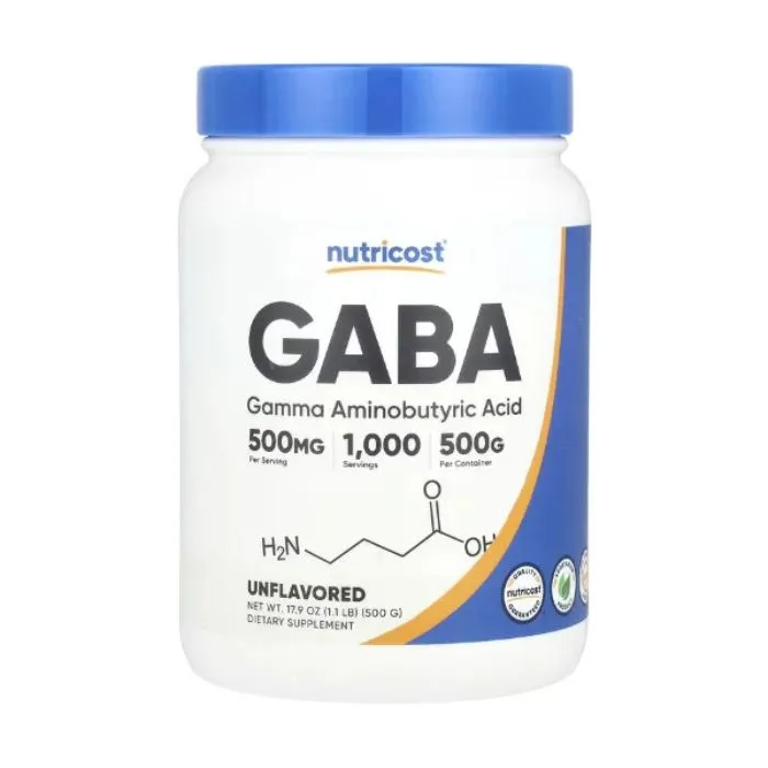 Nutricost, GABA, Unflavored, 17.9 oz (500 g) in Pakistan