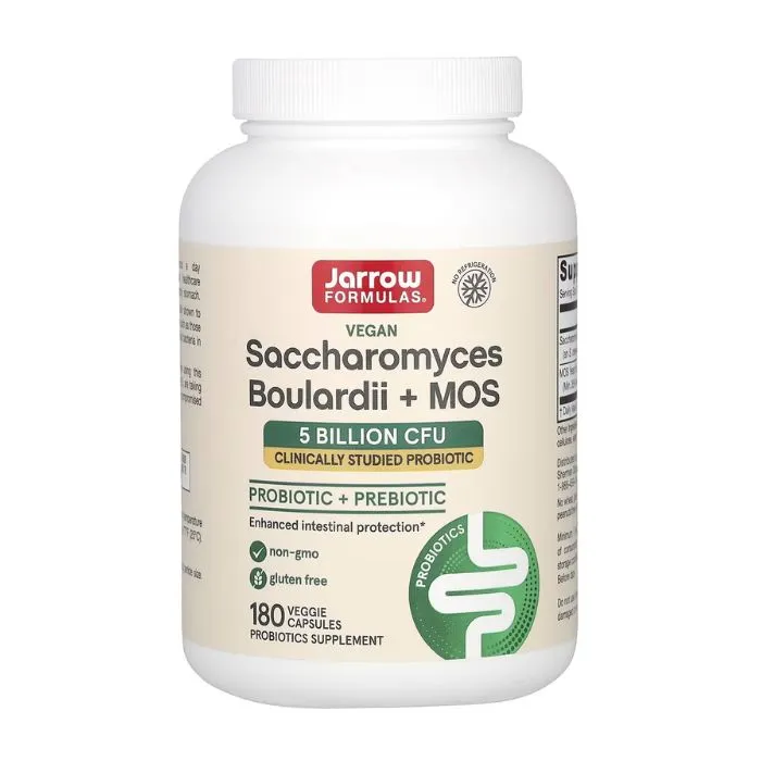 Jarrow Formulas, Vegan Saccharomyces Boulardii + MOS, 5 Billion CFU, 180 Veggie Capsules in Pakistan