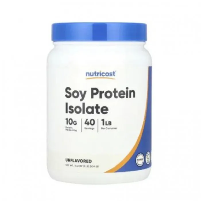 Nutricost, Soy Protein Isolate, Unflavored, 1 lb (454 g) in Pakistan