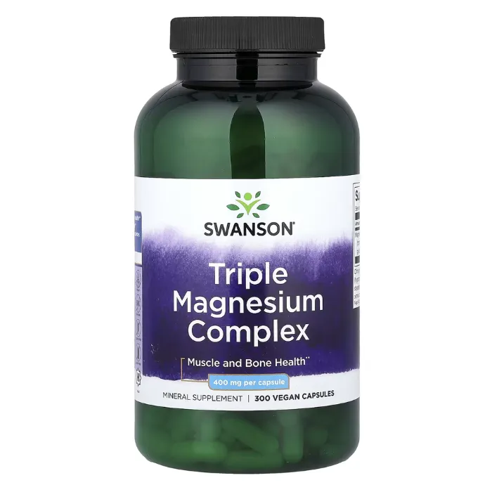 Swanson, Triple Magnesium Complex, 400 mg, 300 Vegan Capsules in Pakistan
