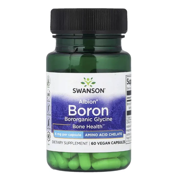 Swanson, Albion® Boron, 6 mg, 60 Vegan Capsules in Pakistan