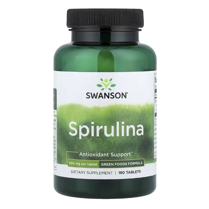 Swanson, Spirulina, 500 mg, 180 Tablets in Pakistan