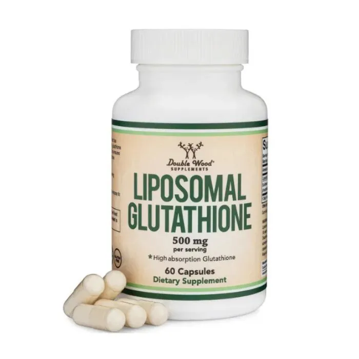 Double Wood Liposomal Glutathione, 500 mg, 60 Capsules in Pakistan