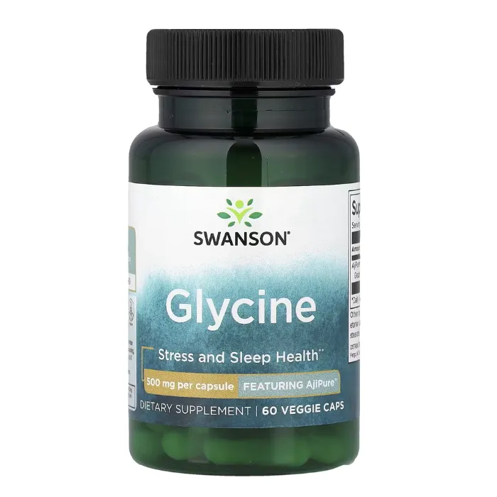 Swanson, Glycine, 500 mg, 60 Veggie Caps in Pakistan