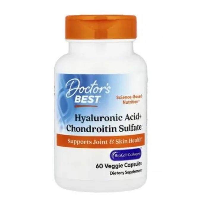 Doctor's Best, Hyaluronic Acid + Chondroitin Sulfate with BioCell Collagen®, 60 Capsules in Pakistan