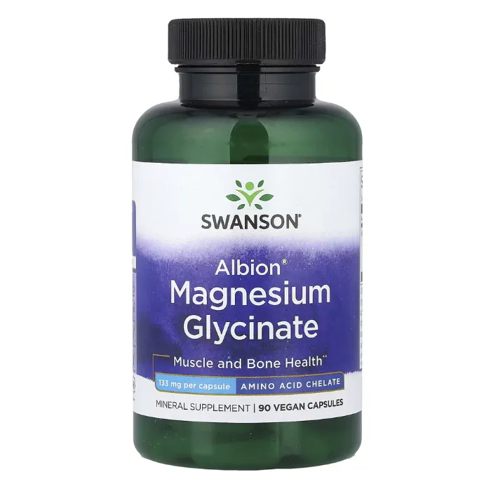 Swanson, Albion®, Magnesium Glycinate, 133 mg, 90 Vegan Capsules in Pakistan