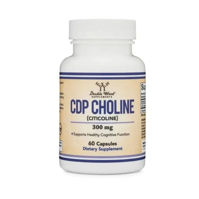 Double Wood CDP Choline (Citicoline), 300 mg 60 Capsules in Pakistan