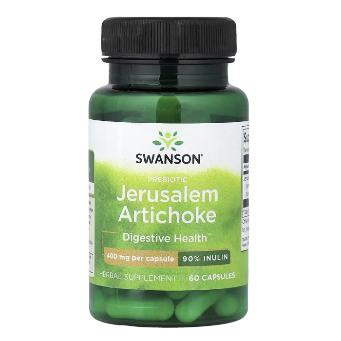 Swanson, Prebiotic Jerusalem Artichoke, 400 mg, 60 Capsules in Pakistan