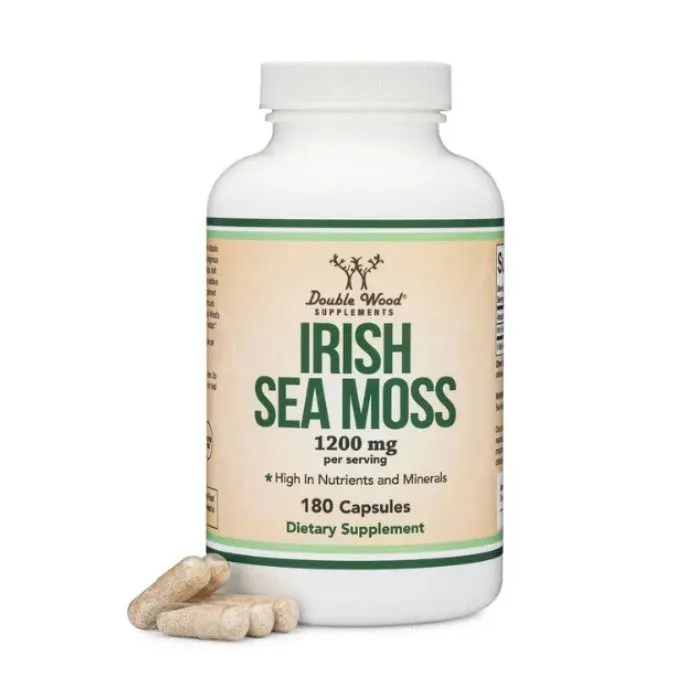 Double Wood Irish Sea Moss, 1200 mg, 180 Capsules in Pakistan