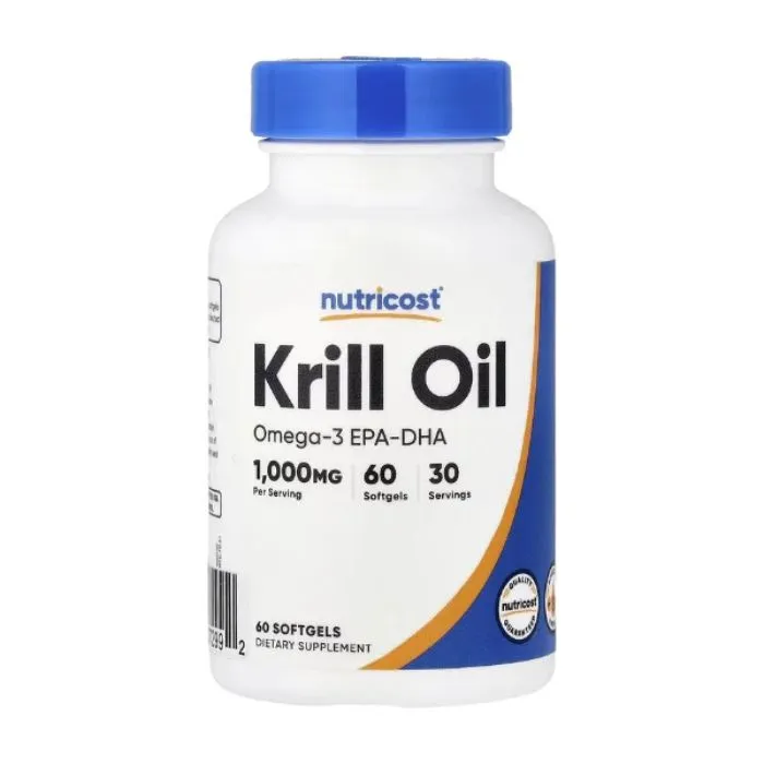 Nutricost, Krill Oil, 1,000 mg, 60 Softgels in Pakistan