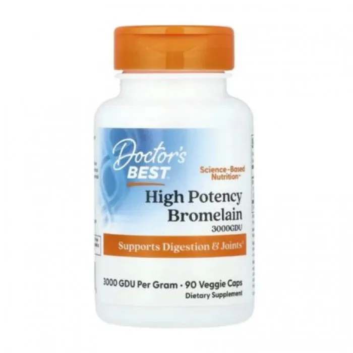 Doctor's Best, High Potency Bromelain, 500 mg, 90 Veggie Caps in Pakistan