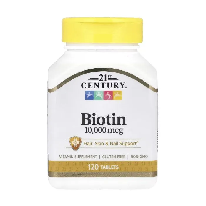 21st Century, Biotin, 10,000 mcg, 120 Tablets in Pakistan