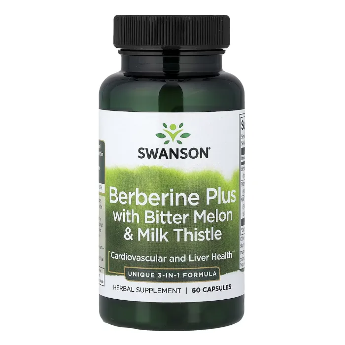 Swanson, Berberine Plus with Bitter Melon & Milk Thistle, 60 Capsules in Pakistan