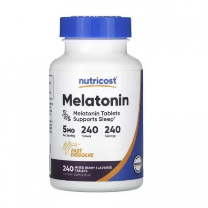 Nutricost, Melatonin, Mixed Berry, 5 mg, 240 Tablets in Pakistan