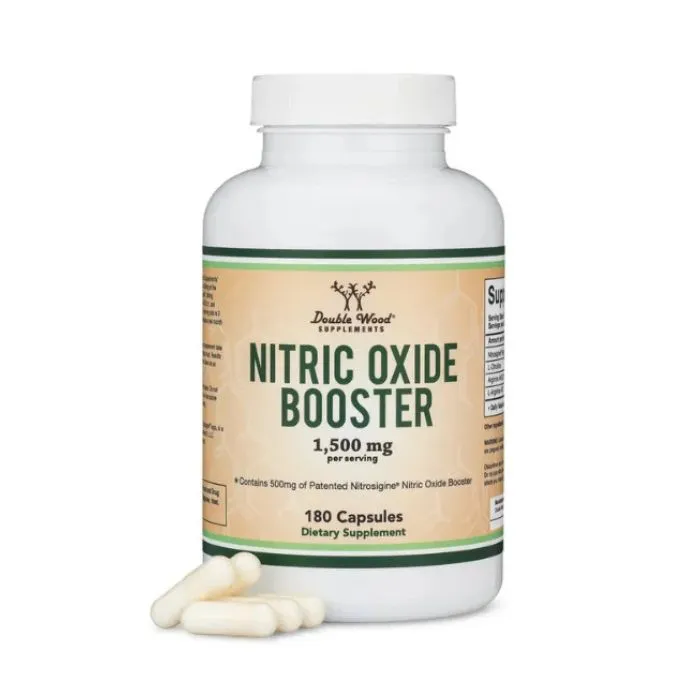 Double Wood Nitric Oxide Booster, 1,500 mg, 180 Capsules in Pakistan