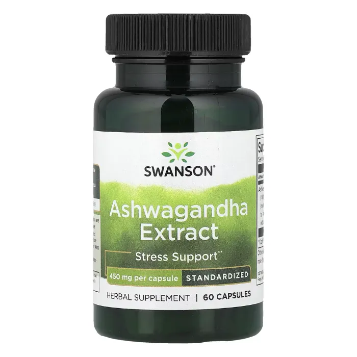Swanson, Ashwagandha Extract, Standardized, 450 mg, 60 Capsules in Pakistan