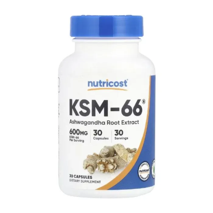 Nutricost, KSM-66, Ashwagandha Root Extract, 600 mg, 30 Capsules in Pakistan