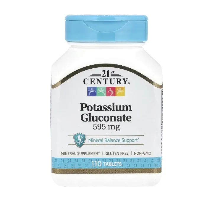 21st Century, Potassium Gluconate, 595 mg, 110 Tablets in Pakistan