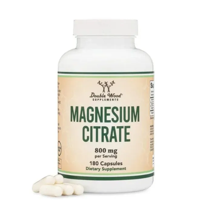 Double Wood Magnesium Citrate, 800 mg, 180 Capsules in Pakistan