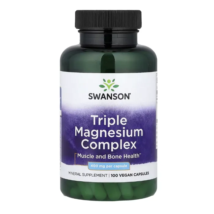 Swanson, Triple Magnesium Complex, 400 mg, 100 Vegan Capsules in Pakistan