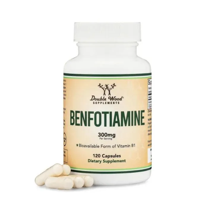 Double Wood Benfotiamine, 300 mg, 120 Capsules in Pakistan